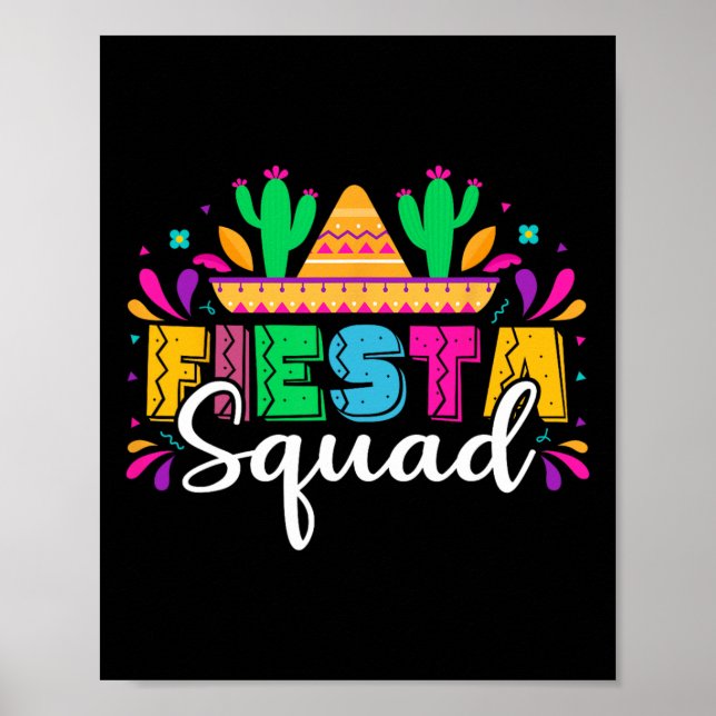 Affiche Équipe de Fiesta Parti mexicain Cinco De Mayo (Devant)