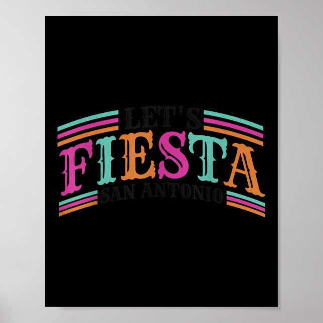 Affiche Équipe de Fiesta San Antonio Texas Cinco De Mayo L (Devant)