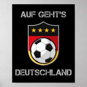 Affiche Équipe de football d'Allemagne Équipe nationale d'