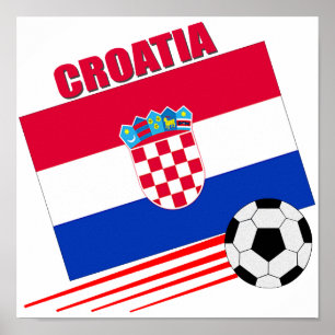 Affiche Équipe de football de la Croatie