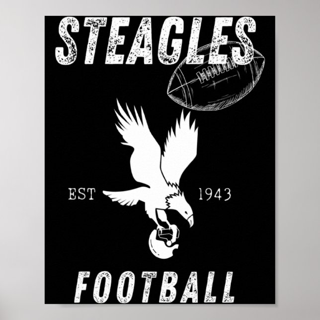 Affiche Équipe de football des Steagles 1943 Phil Phit Com (Devant)