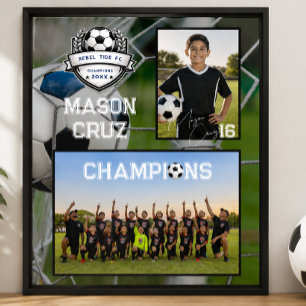 Affiche Équipe de football   Photo Memory Mate