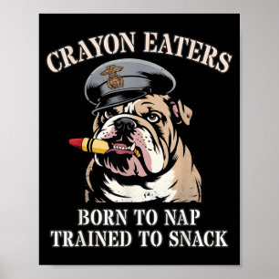 Affiche Équipe de friandises nées pour faire la sieste man