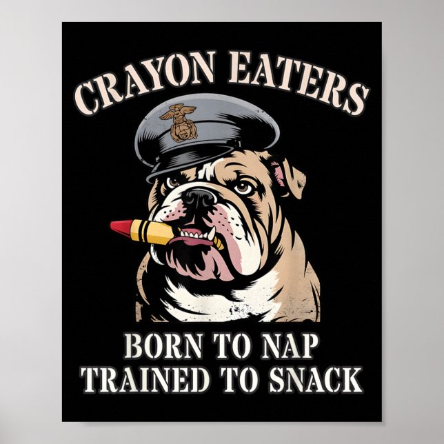 Affiche Équipe de friandises nées pour faire la sieste man (Devant)