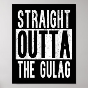 Affiche Équipe de goulag de la ligne droite Bataille de gu