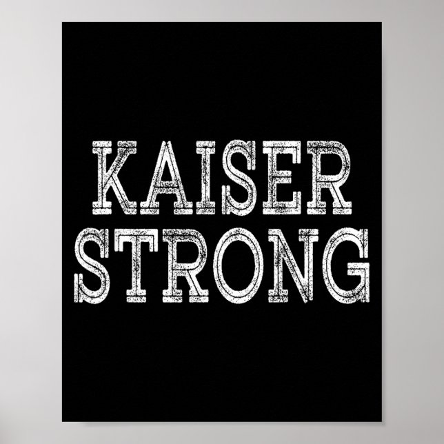 Affiche Équipe de KAISER Strong Squad pour la réunion de f (Devant)