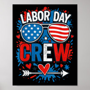 Affiche Équipe de la fête du Travail, Joyeuse fête du Trav