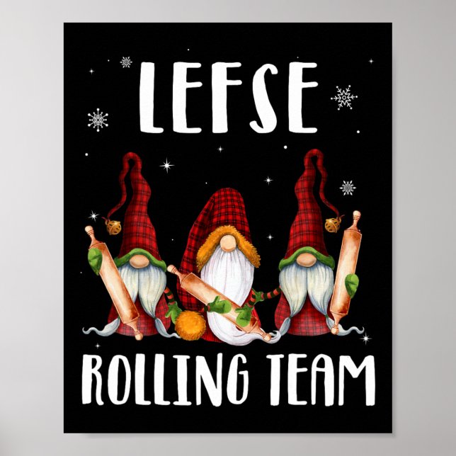 Affiche Équipe de marche gauche Gnomes Noël Noël Noël Joye (Devant)