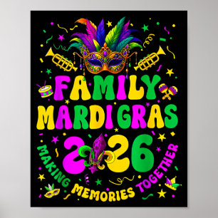 Affiche Équipe de Mardi Gras en famille 2026 Voyage de Car