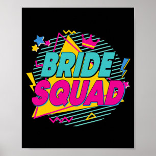 Affiche Équipe de mariée 90s Bach Crew Désert Enterrement 
