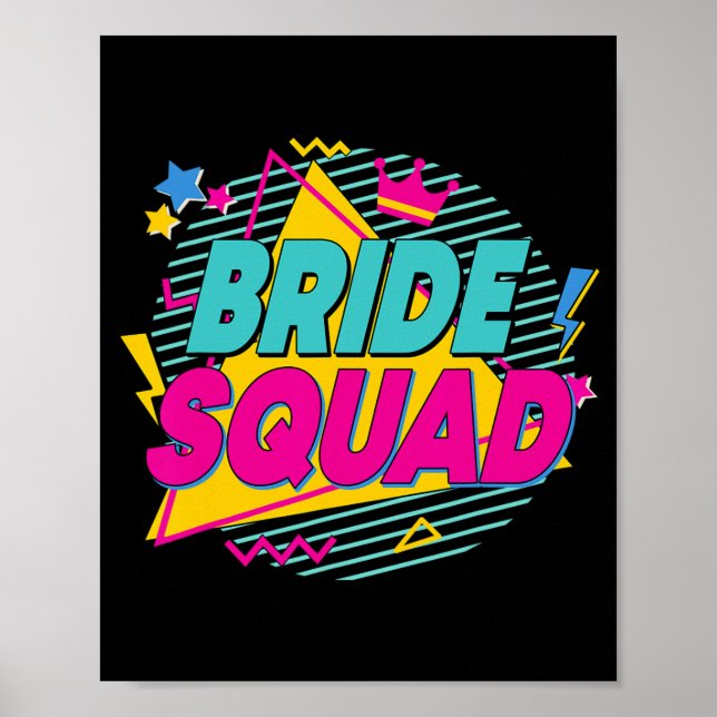 Affiche Équipe de mariée 90s Bach Crew Désert Enterrement  (Devant)