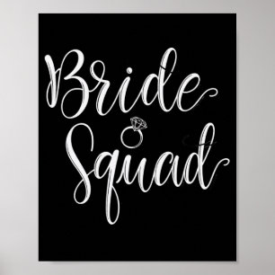 Affiche Équipe de mariée Mariage équipe de mariée Bachelor