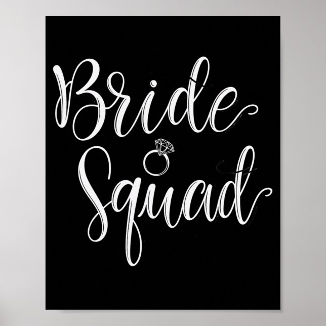 Affiche Équipe de mariée Mariage équipe de mariée Bachelor (Devant)