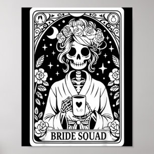 Affiche Équipe de mariée squelette mariage enterrement de 
