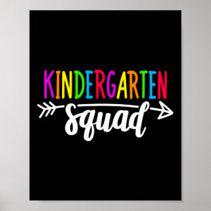 Affiche Équipe de maternelle Squad Tee Enseignant Byck À l