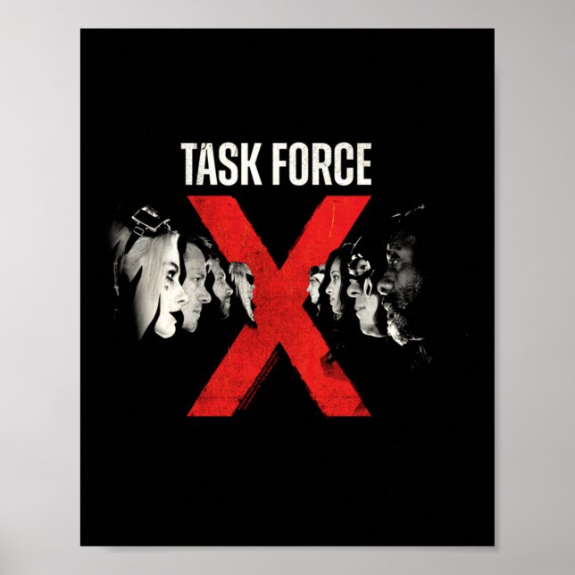 Affiche Équipe de méchants masculins Task Force X Performa (Devant)