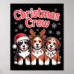 Affiche Équipe de Noël Chien de Noël Drôle de Bern Noël