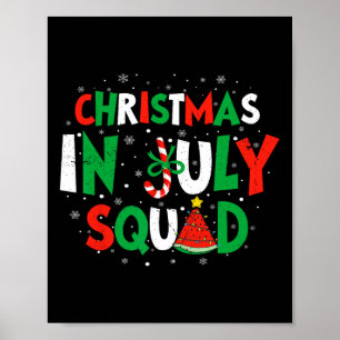 Affiche Équipe de Noël en Juillet Drôle de Vacances d'Été
