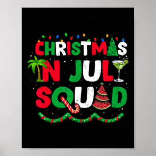 Affiche Équipe de Noël en Juillet Drôle d'Été Xmas 1