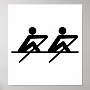 Affiche Équipe de pagaie