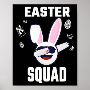 Affiche Équipe de Pâques Famille Correspondant Groupe de P