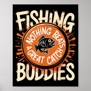 Affiche Équipe de pêcheurs amis de Noël appariés Ch