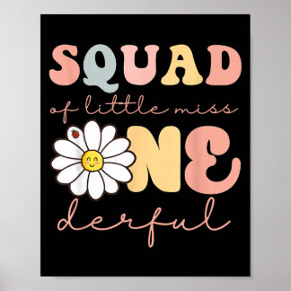 Affiche Équipe de petite miss onederful premier anniversai