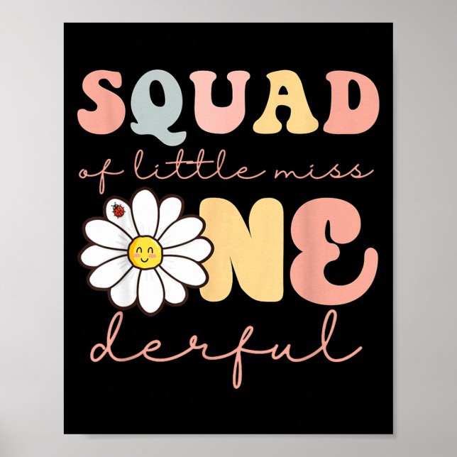 Affiche Équipe de petite miss onederful premier anniversai (Devant)