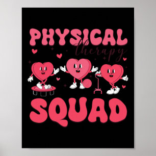 Affiche Équipe de physiothérapie Saint-Valentin Pt Pta Val