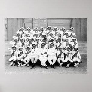 Affiche Équipe de piste, Manille, début des années 1900