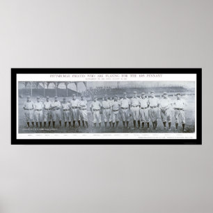 Affiche Équipe de Pittsburgh Pirates Photo 1905