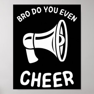 Affiche Équipe de pom-pom girls et pom-pom girl