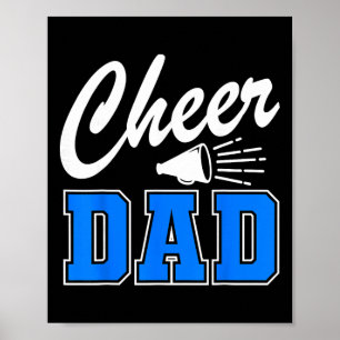 Affiche Équipe de pom-pom girls Papa Équipe de cheerleadin
