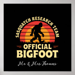 Affiche Équipe de recherche officielle sur Sasquatch : Cha