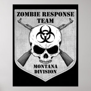 Affiche Équipe de réponse de zombi : Division du Montana