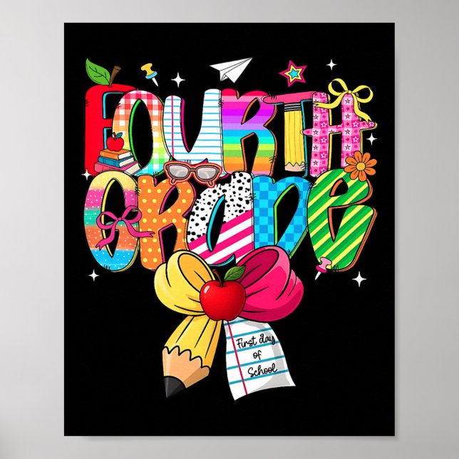 Affiche Équipe de rêve de 4e année Prépa Rentrée des class (Devant)