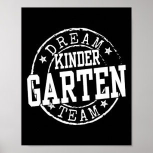 Affiche Équipe de rêve de maternelle Cadeaux de maternelle