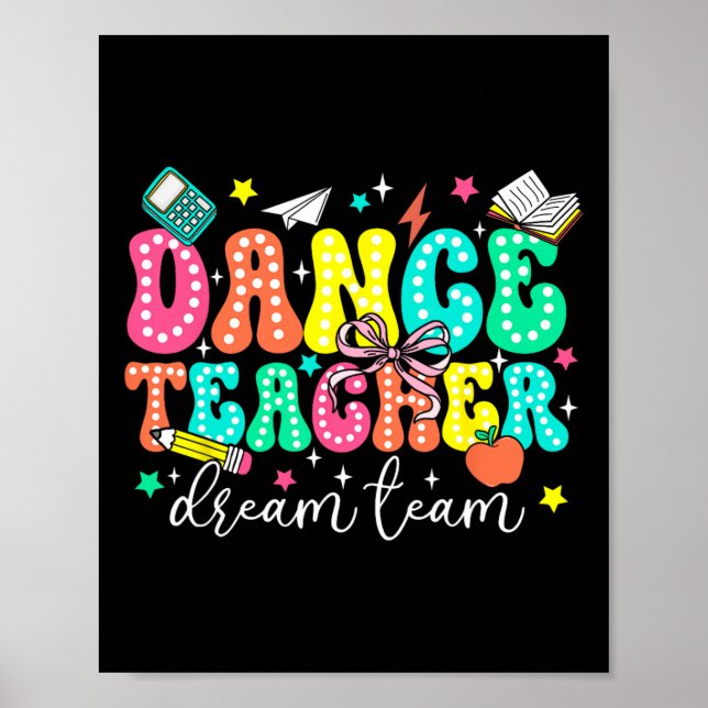 Affiche Équipe de rêve de professeurs de danse Premier jou (Devant)