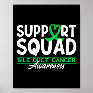 Affiche Équipe de sensibilisation Cholangiocarcinome Cance