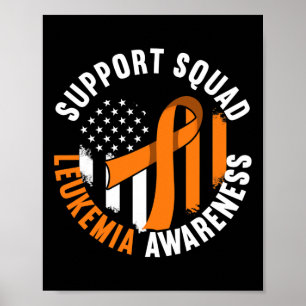 Affiche Équipe de sensibilisation I Cellules de sang Cance