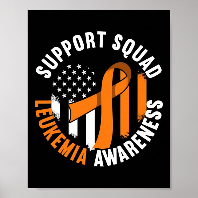 Affiche Équipe de sensibilisation I Cellules de sang Cance (Devant)