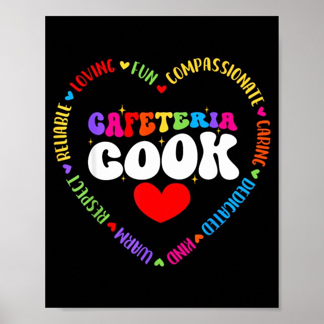 Affiche Équipe de services alimentaires Cuisinier de cafét (Devant)