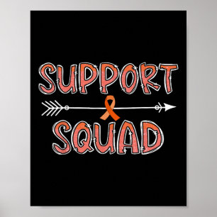 Affiche Équipe de soutien à la famille Match de sensibilis