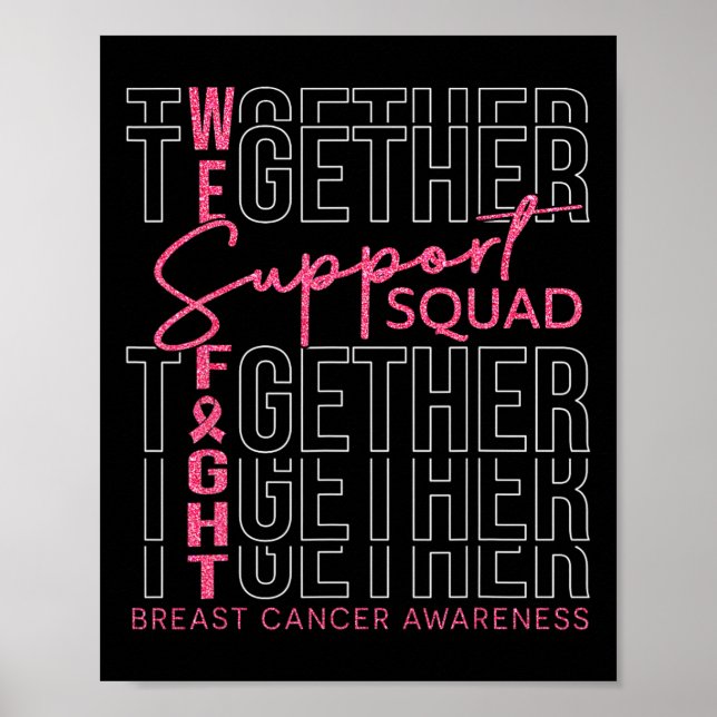 Affiche Équipe de soutien à la sensibilisation au cancer d (Devant)