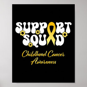 Affiche Équipe de soutien au cancer de l'enfance Cancer de