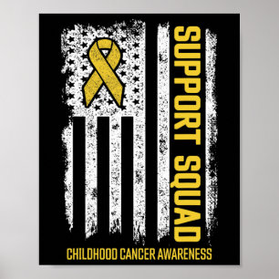 Affiche Équipe de soutien au cancer de l'enfant Cancer de