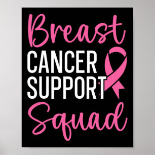 Affiche Équipe de soutien au cancer du sein Prix du cancer