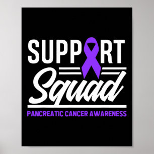 Affiche Équipe de soutien du cancer pancréatique Cancer du