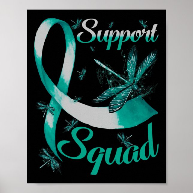 Affiche Équipe de soutien guerrier Dragonfly Polycystic Re (Devant)