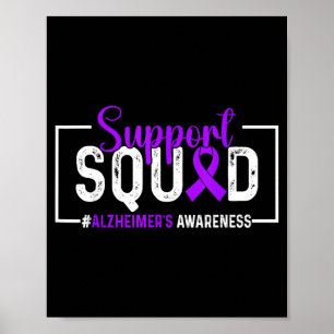 Affiche Équipe de soutien Mois de la sensibilisation à Alz
